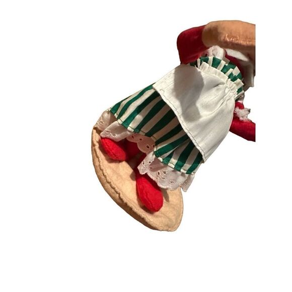 Annalee Mrs. Santa Bag 8 in Doll Figurine Handmade 1993 in the USA Christmas - Picture 5 of 10